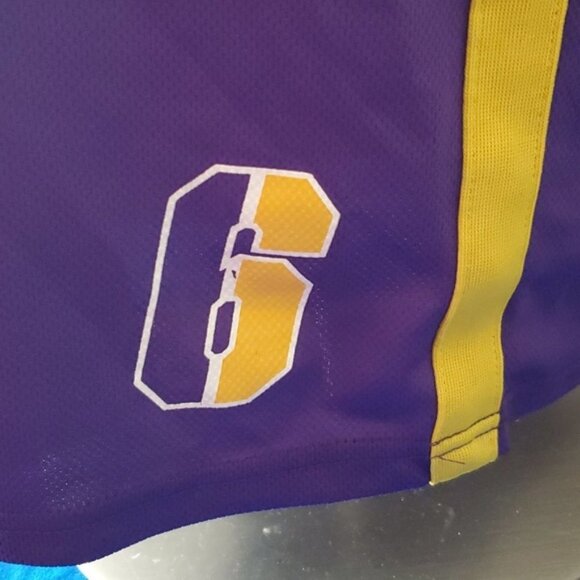 NBA Los Angeles Lakers 6 James Muscle Tank Jersey Men's Size XL - Picture 8 of 8